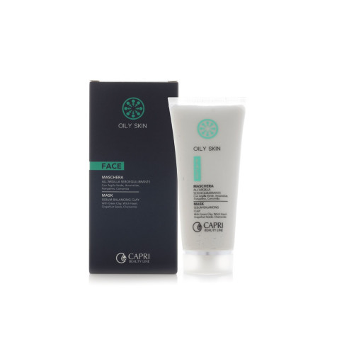 Capri Beauty Line Oily Skin Sebum Balancing Clay Mask Capri Beauty Line Oily Skin Sebum Balancing Clay Mask