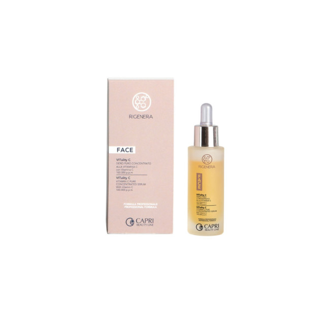 Capri Beauty Line Rigenera Vitality C Pure Serum Concentrated With Vitamin C 30ml Capri Beauty Line Rigenera Vitality C Pure Serum Concentrated With Vitamin C 30ml