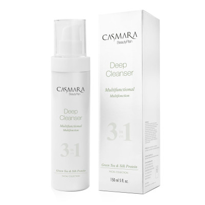 Casmara Deep Cleanser Multifunctional 3in1 Green Tea & Silk Protein Casmara Deep Cleanser Multifunctional 3in1 Green Tea & Silk Protein