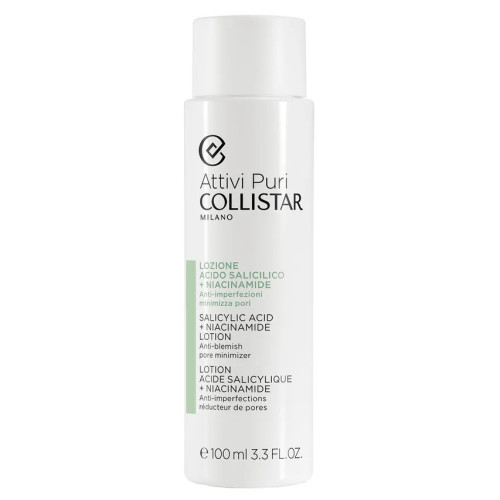 Collistar Attivi Puri Salicylic Acid + Niacinamide Anti-Blemish Pore minimizer Lotion 100ml Collistar Attivi Puri Salicylic Acid + Niacinamide Anti-Blemish Pore minimizer Lotion 100ml