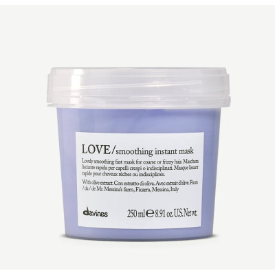 Davines LOVE Smoothing Instant Mask for Coarse or Frizzy Hair 250ml Davines LOVE Smoothing Instant Mask for Coarse or Frizzy Hair 250ml