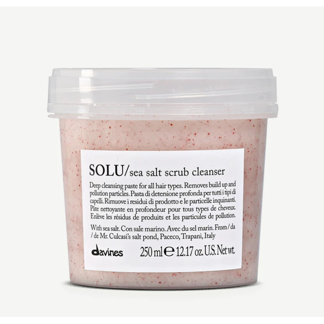 Davines SOLU Sea Salt Scrub Cleanser 250ml Davines SOLU Sea Salt Scrub Cleanser 250ml
