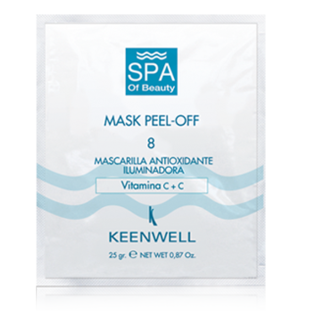 Keenwell SPA of Beauty 8 Peel-Off Vitamine C+C Mask Keenwell SPA of Beauty 8 Peel-Off Vitamine C+C Mask