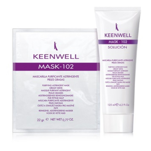 Keenwell Mask 102 Astringent Purifying Face Mask for Greasy Skin Keenwell Mask 102 Astringent Purifying Face Mask for Greasy Skin