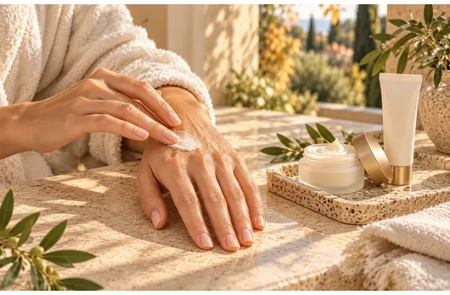 Dry hands and cuticles in autumn: choosing a day cream, night care and nail-area treatment