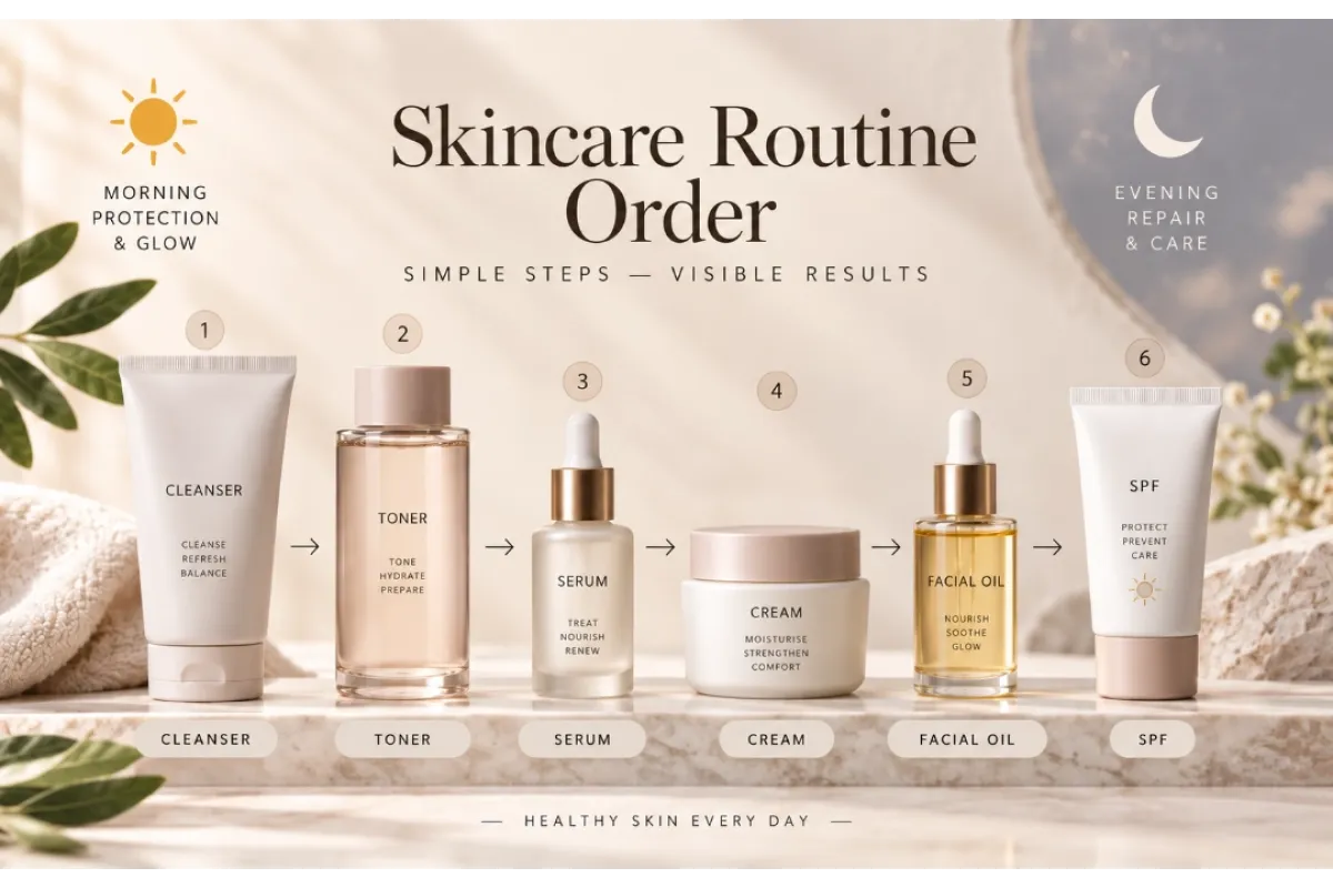 What Order Should You Apply Skincare? Morning & Evening Routine