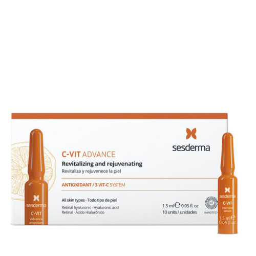 SeSderma C-Vit Advanced Antiox Booster Deep Action Ampules 10x1.5ml SeSderma C-Vit Advanced Antiox Booster Deep Action Ampules 10x1.5ml
