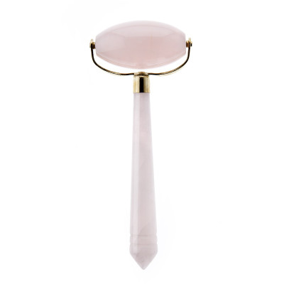 White Lotus Luxurious Large Rose Quartz Roller White Lotus Luxurious Large Rose Quartz Roller