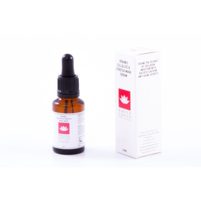 White Lotus Organic Cellulite & Stretch Mark Serum 25ml White Lotus Organic Cellulite & Stretch Mark Serum 25ml